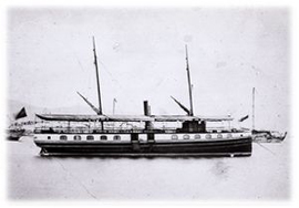 Hakusuimaru, a steamship purchased from Britain