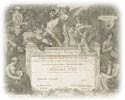 A reproduction of an award certificate from the Paris Exposition 1900
