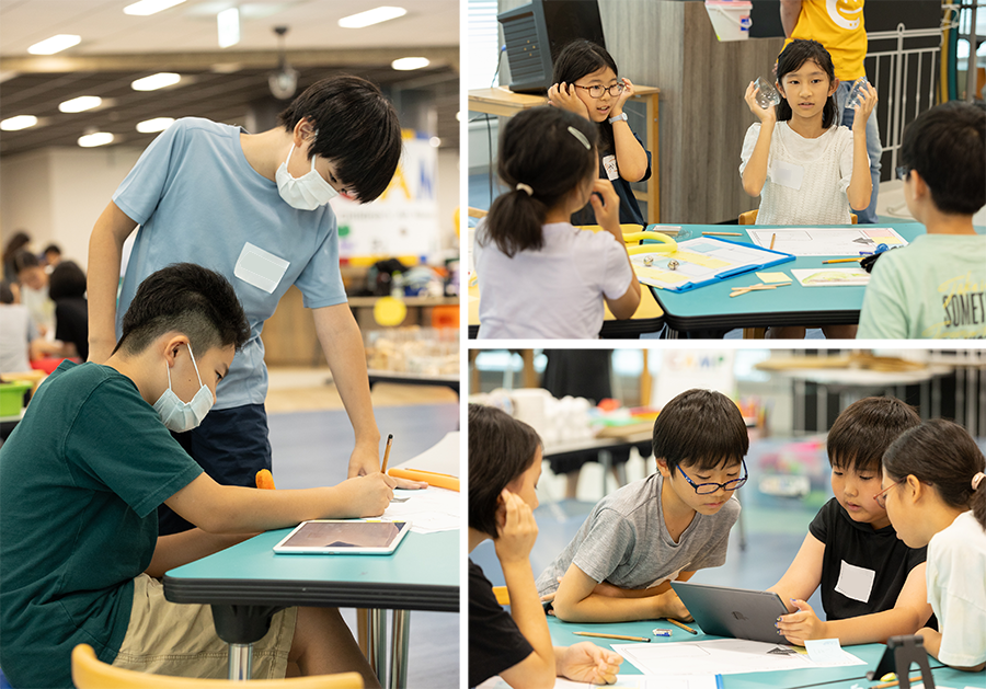 Divided into groups, the children engage in discussion. There are many ways to help youngsters get to know one another when they meet for the first time.