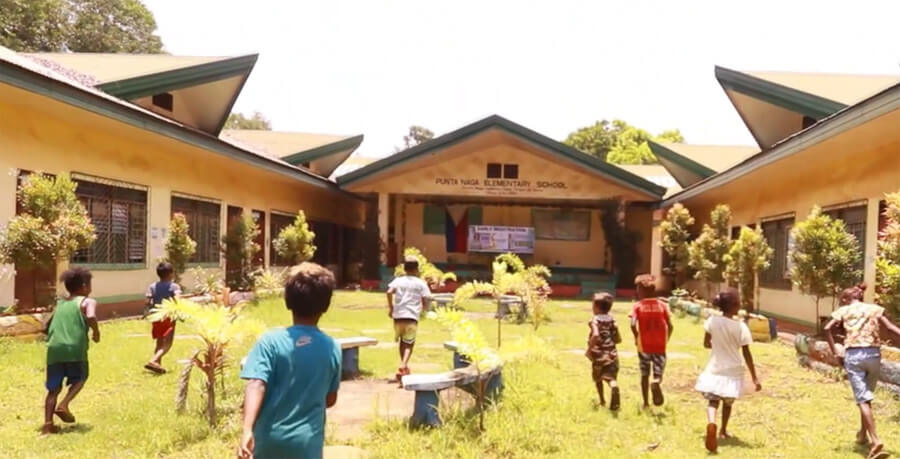 This elementary school offers education for indigenous people in their native language.