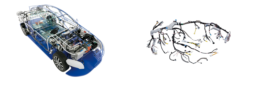 Wiring harnesses perform essential functions throughout automobiles