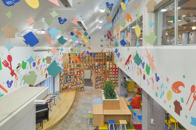 The lobby of Atelier Banrai (courtesy of Sumitomo Mitsui Banking Corporation(SMBC))