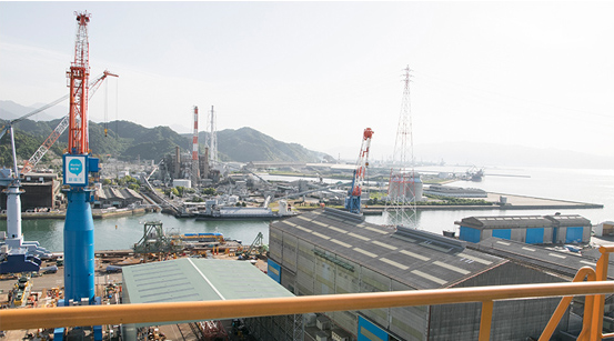 On exiting the elevator, you have a spectacular view from a vantage point 50m up.