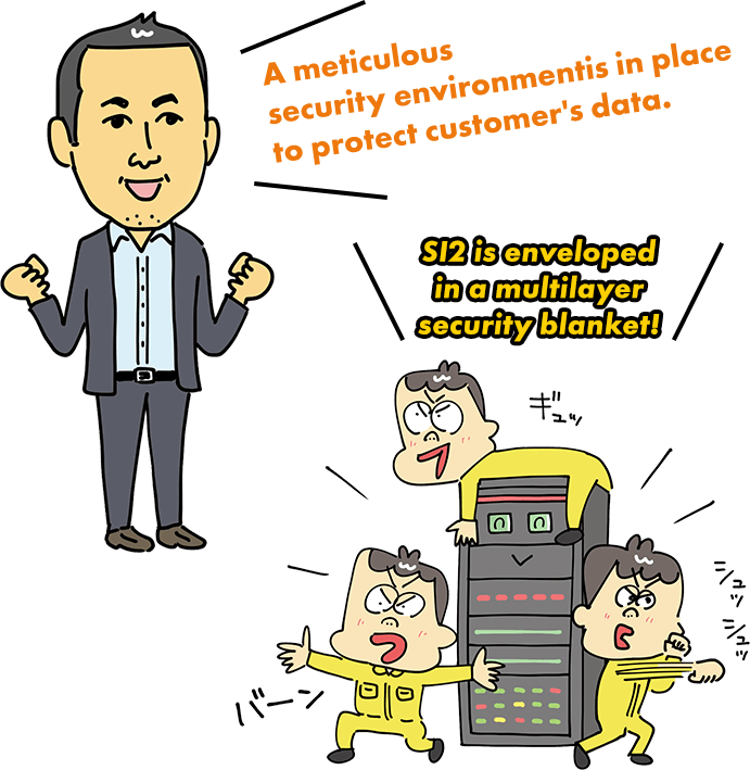 A meticulous security environment is in place to protect customer's data. SI2 is enveloped in a multilayer security blanket!