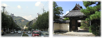 Hidari Daimonji in Kinugasa and Tojiin Temple