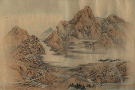 別子銅山絵図
