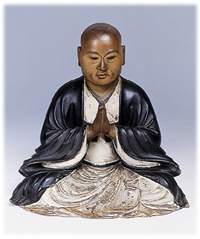 Wooden Statue of Tomomochi Sumitomo